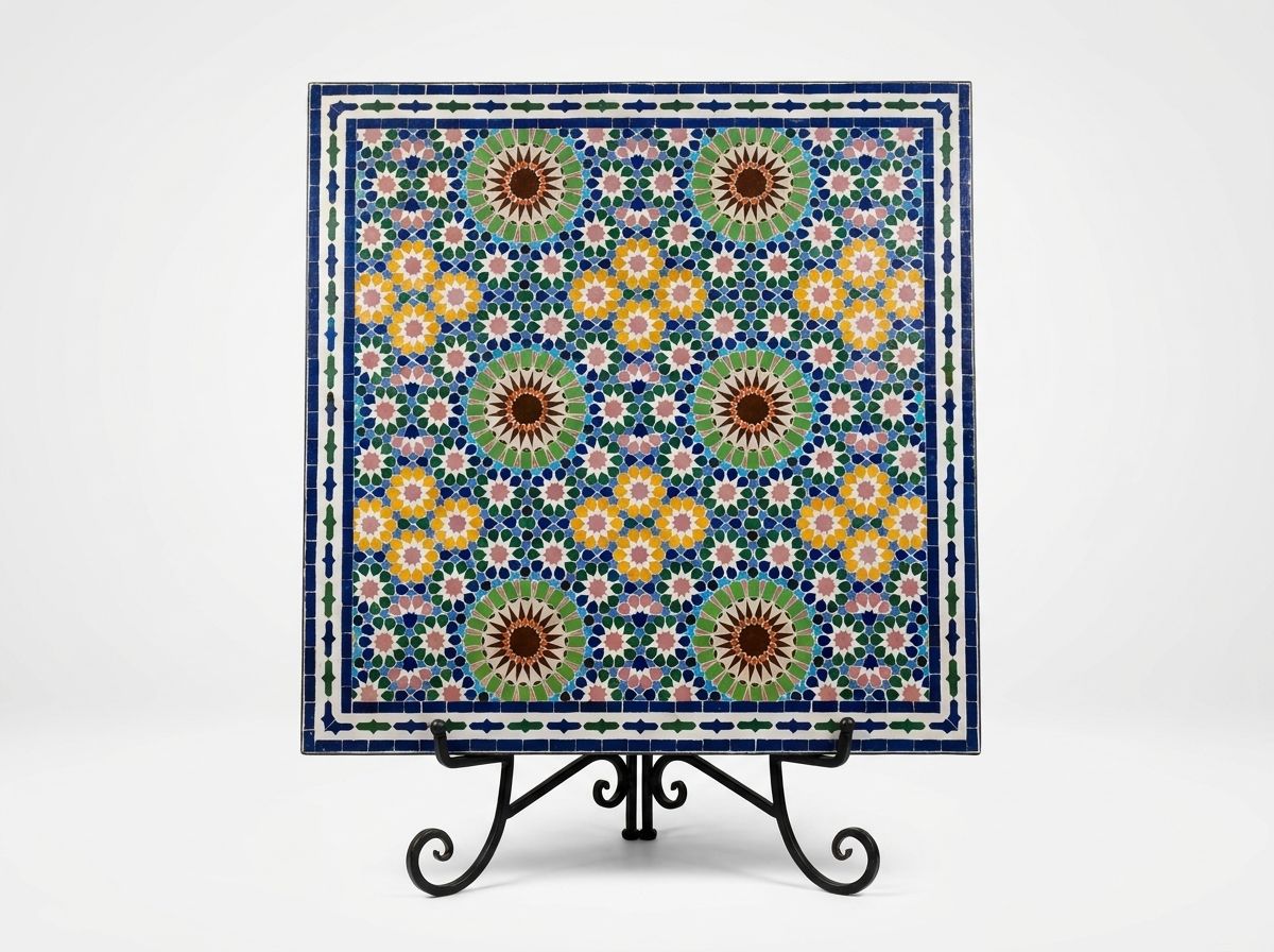 The Fez Starburst Zellige Tabletop main view