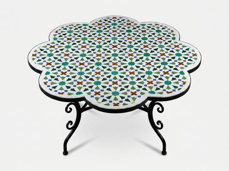Andalusian Garden Zellige Tabletop