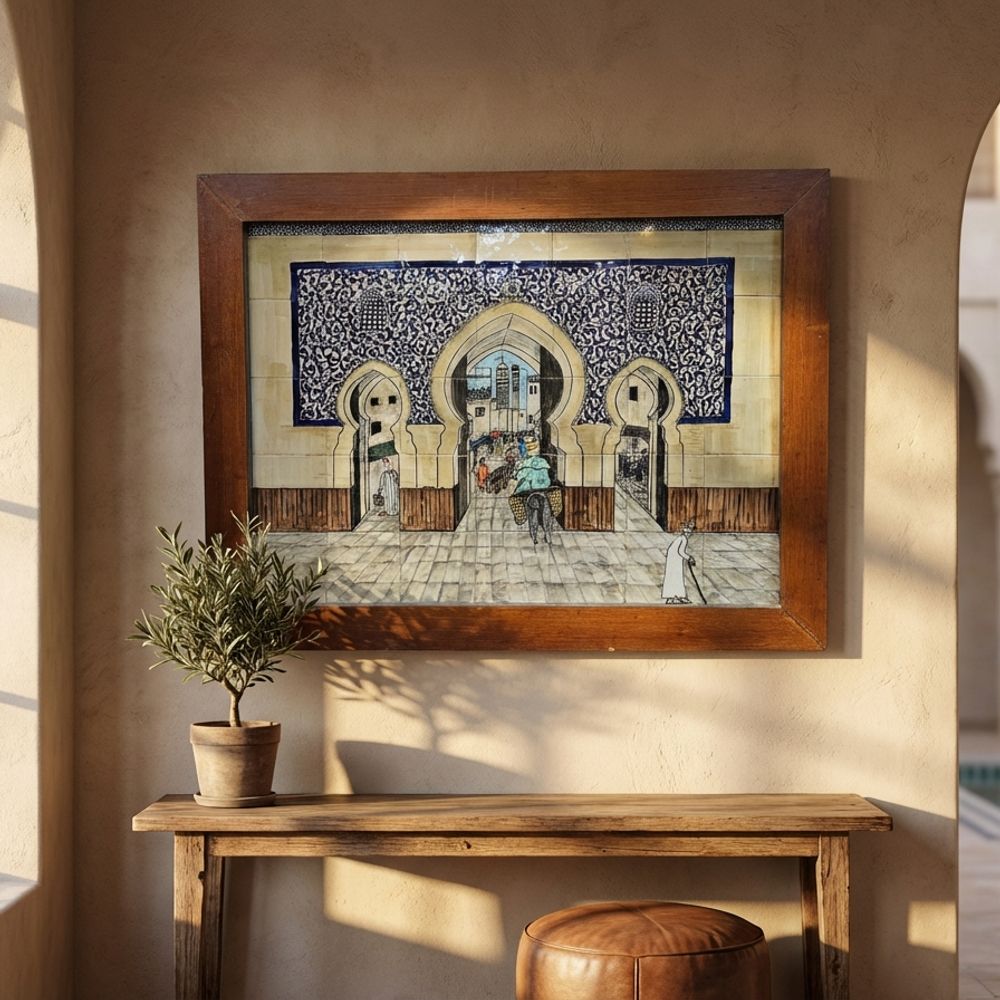 Bab al-Medina: The Blue Gate Ceramic Tableau