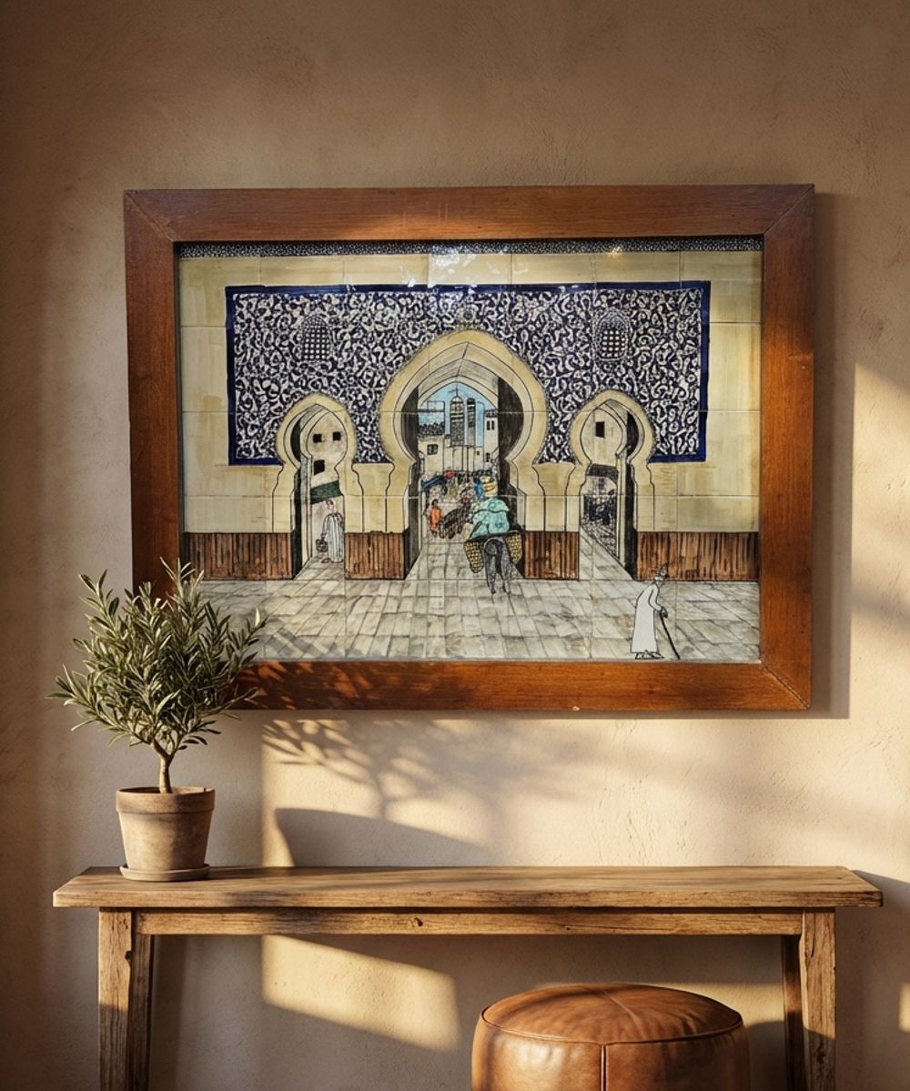 Bab al-Medina: The Blue Gate Ceramic Tableau