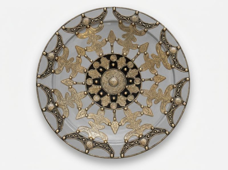 The Zahra Royal Brass Charger