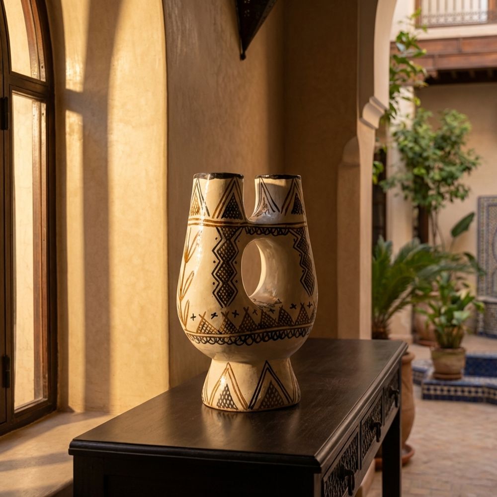 The Rif Twin-Spout Tribal Vessel