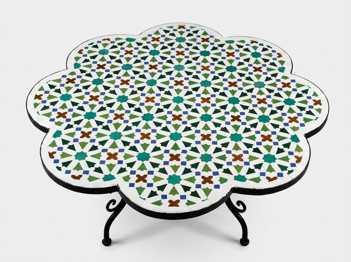 Andalusian Garden Zellige Tabletop view 2