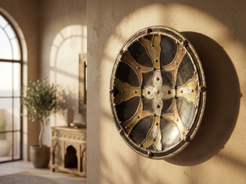 The Andalusian Star Ceremonial Charger detail