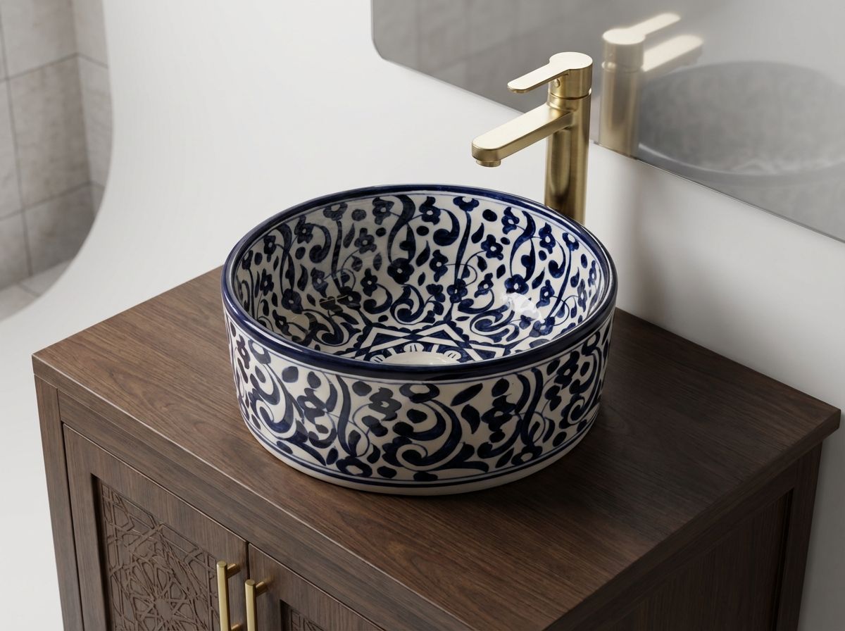 The Azure Fez Vessel Sink view 3