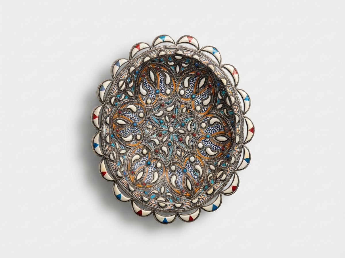 The Safi Filigree & Jewel Wall Charger view 2