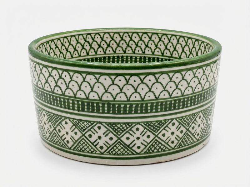 The Safi Emerald Scale & Star Vessel Sink