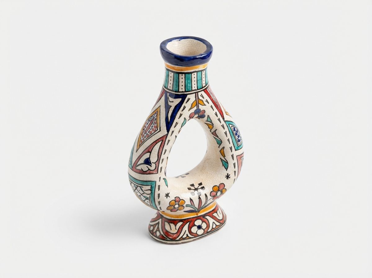 The Fez Geometric Embrace Vase view 3