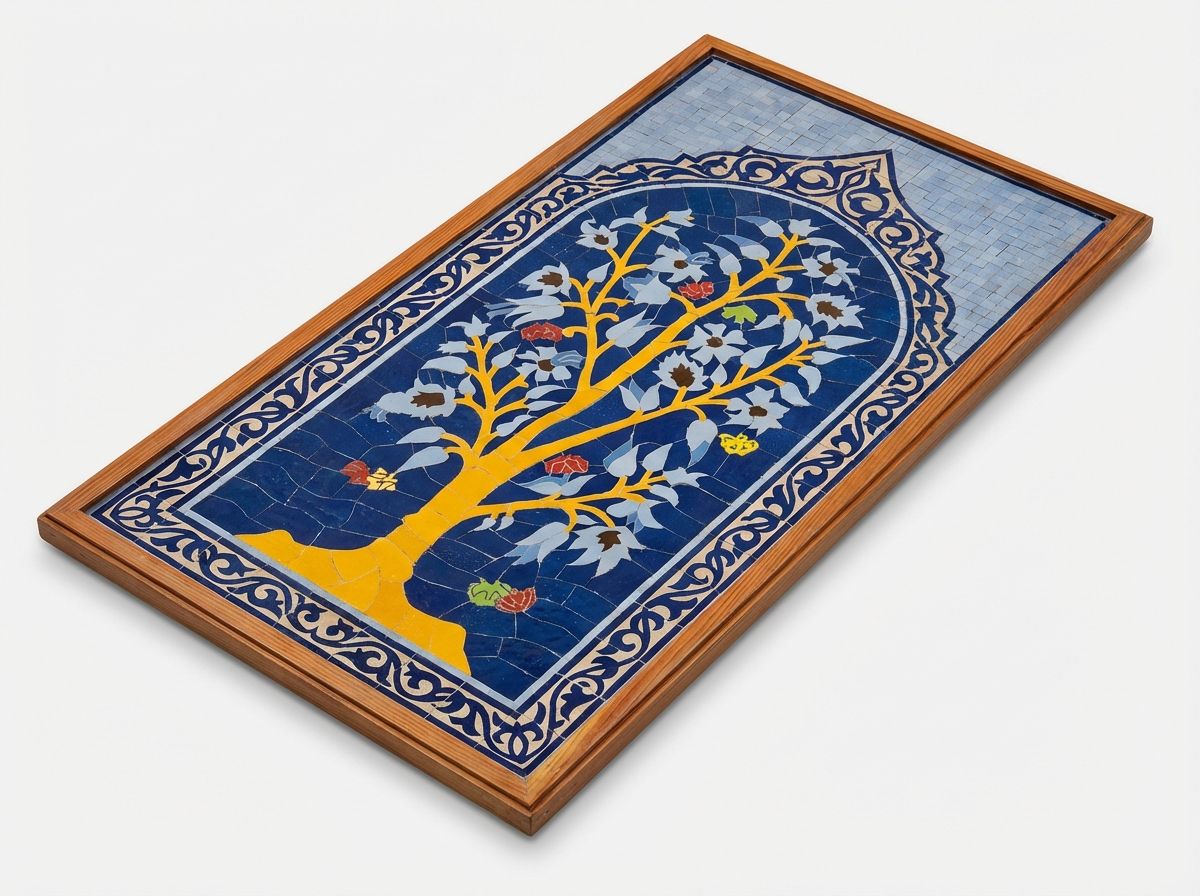 The Fez 'Tree of Life' Zellige Panel view 3