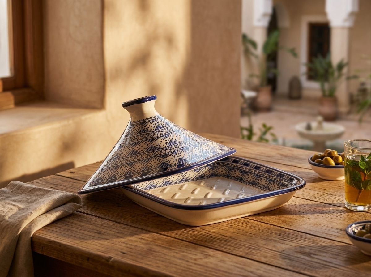 The Fassi Geometric Square Serving Tagine view 3