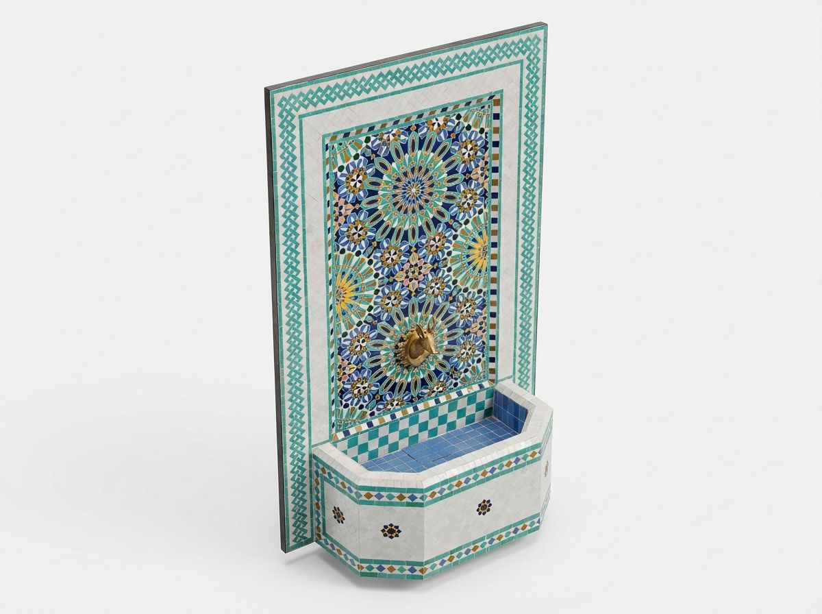 The Fez Starburst Zellige Fountain view 3