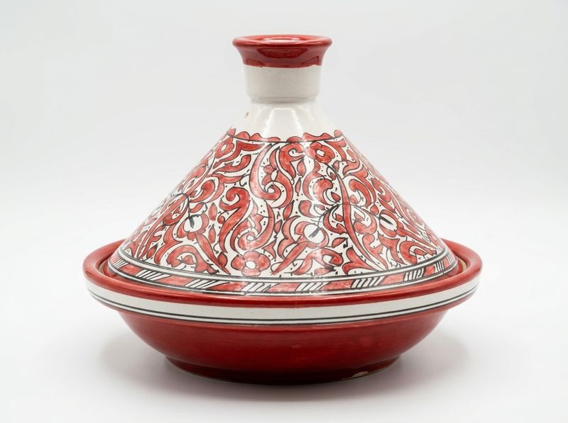 The 'Rouge Fassi' Ceremonial Serving Tagine