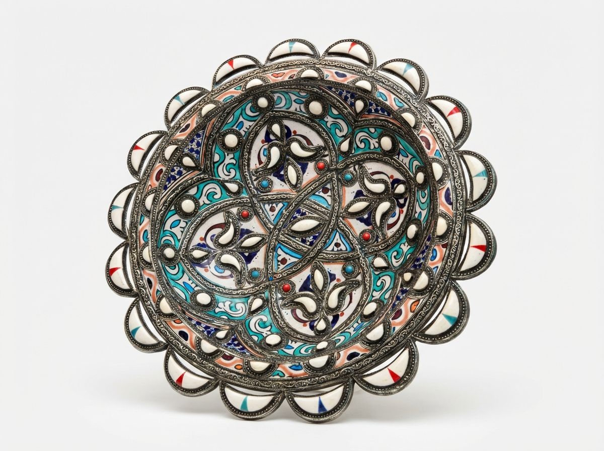 The Safi Starburst Filigree Platter view 3