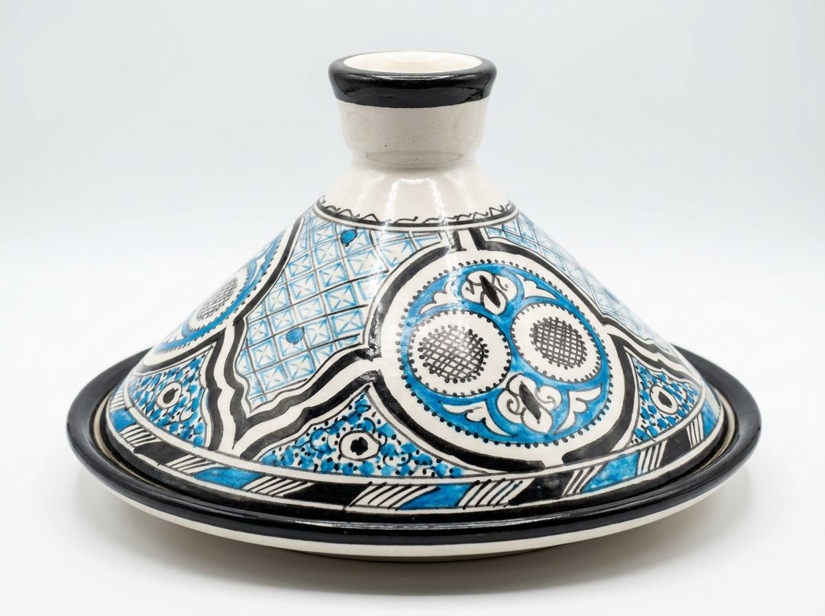 Safi Azure Arabesque Tagine main view