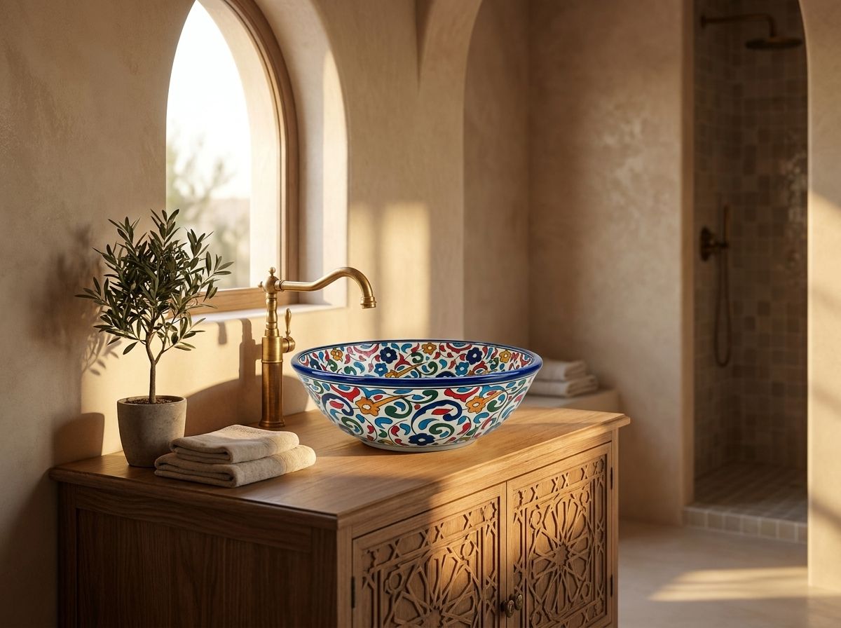 The Zahra Andalusian Garden Vessel Sink view 3