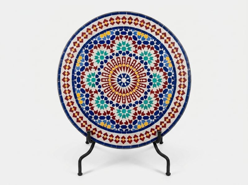 "L'Étoile de Fès" Zellige Bistro Tabletop