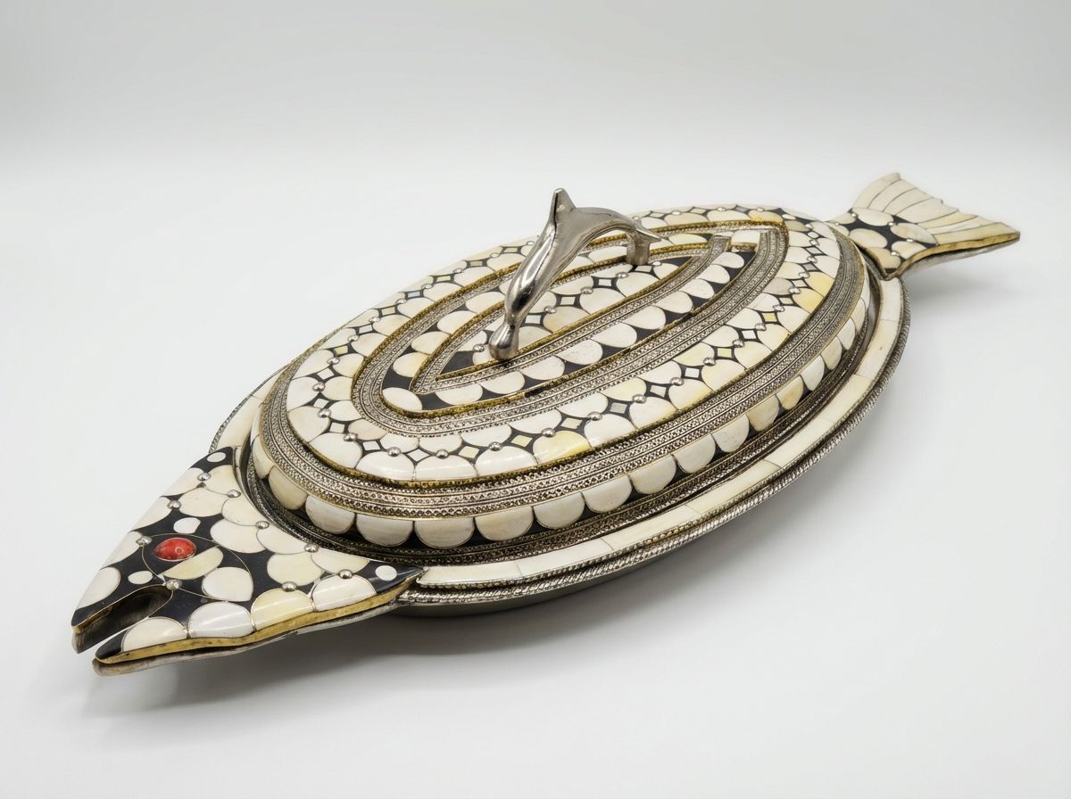 The Mogador Mosaic Fish Server view 3