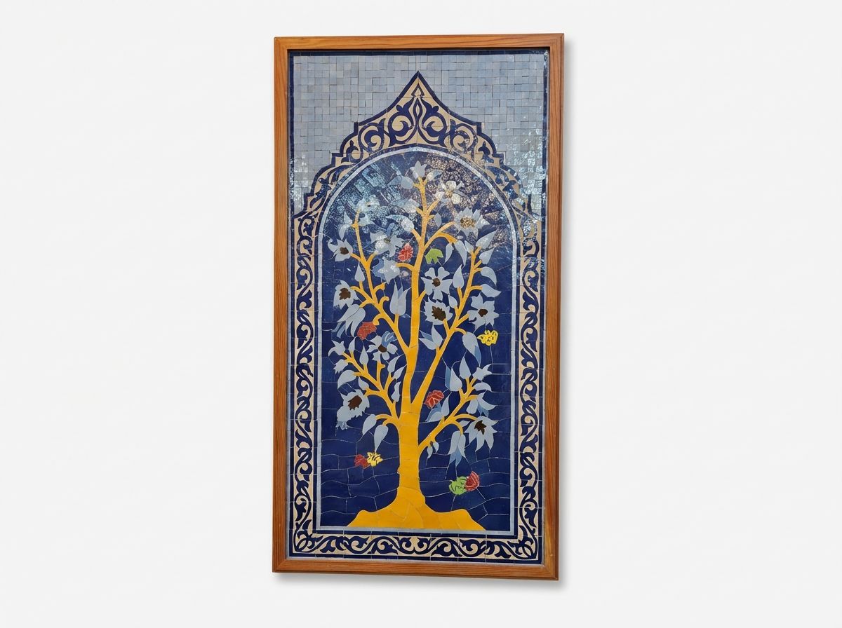 The Fez 'Tree of Life' Zellige Panel view 2