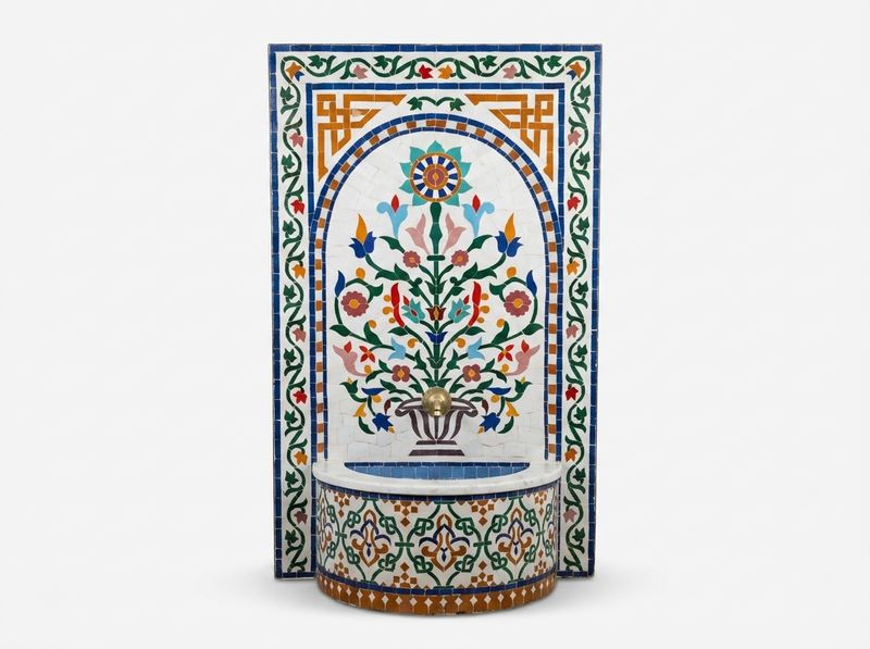 "Jardin de Fes" Zellige Wall Fountain