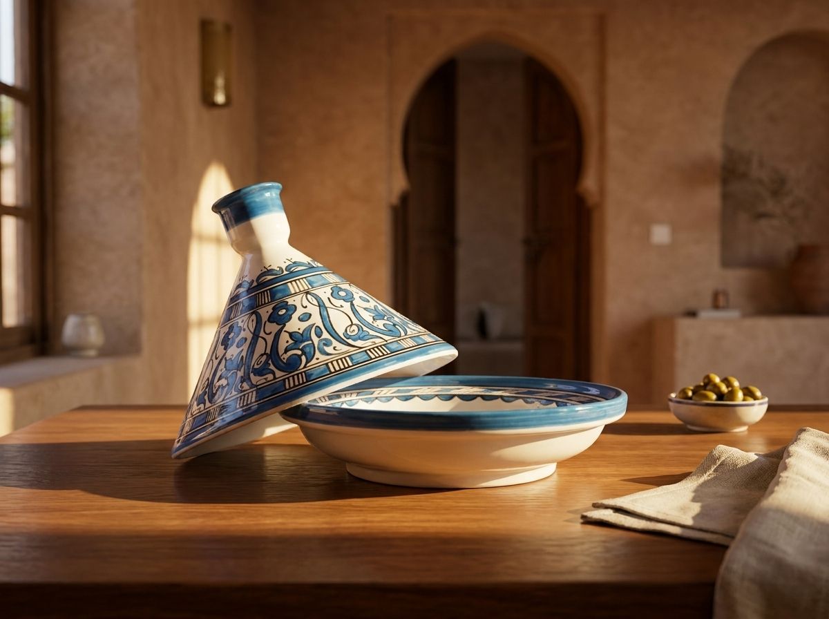 Fes Sapphire Arabesque Serving Tagine view 3