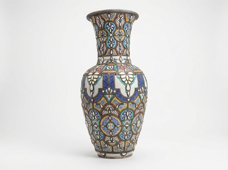 The Royal Fez Mosaic Vase