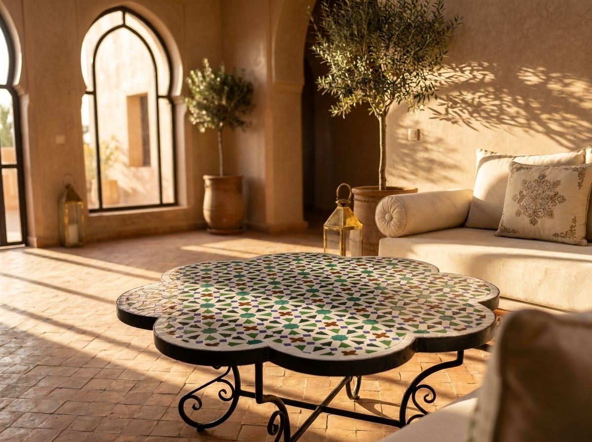 Andalusian Garden Zellige Tabletop view 3