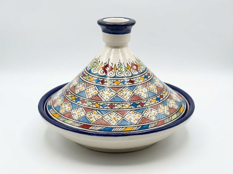 The Safi Mosaic: Vibrant Geometric Serving Tagine