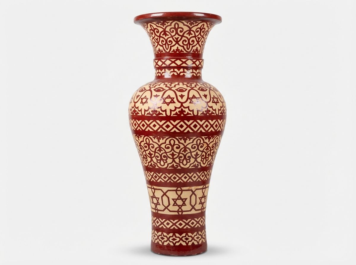 The Royal Fes 'Seal of Solomon' Floor Vase view 2