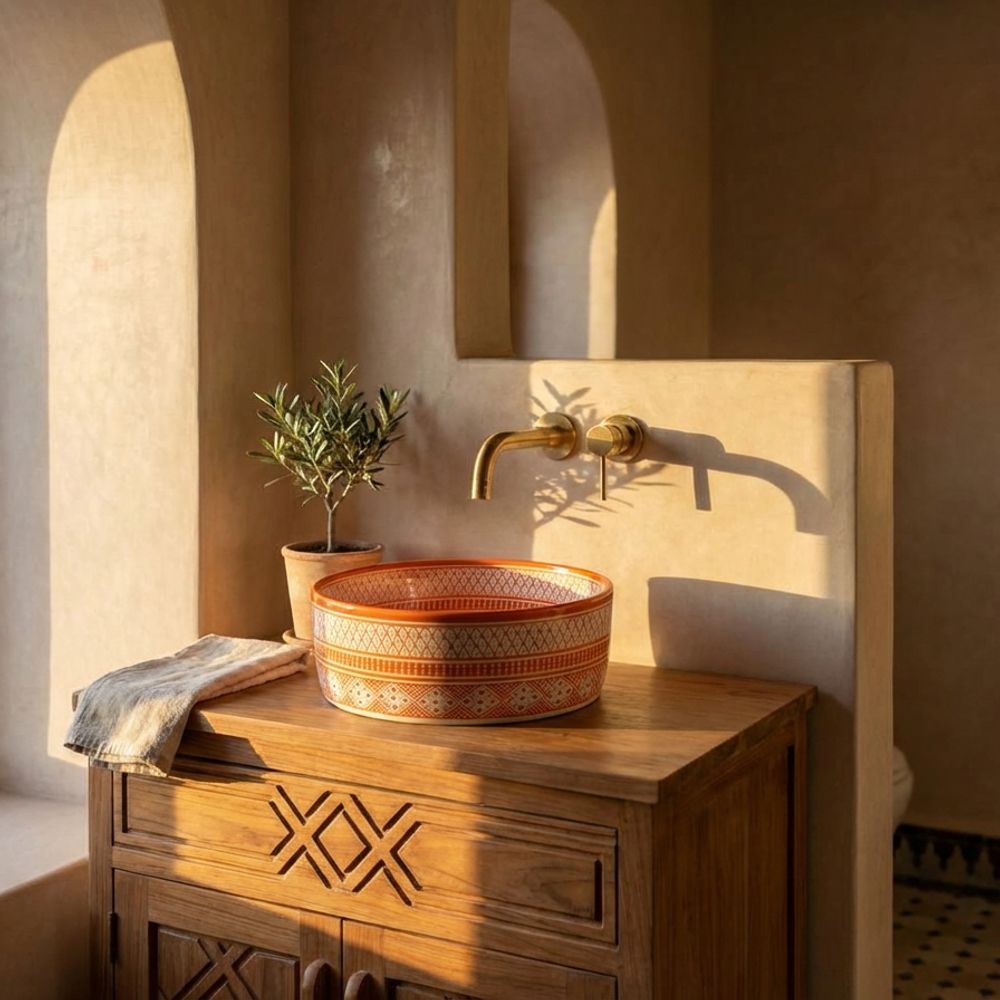 The Marrakech Sunset Vessel Sink