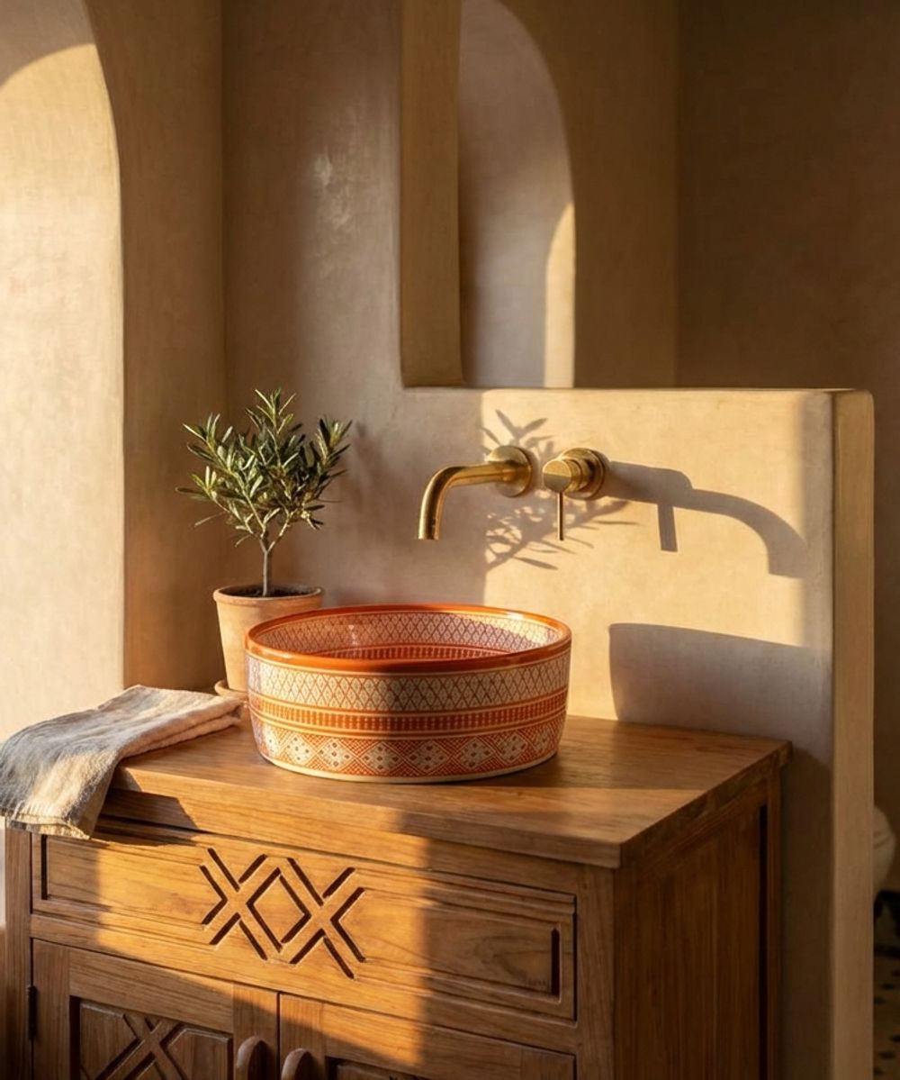 The Marrakech Sunset Vessel Sink