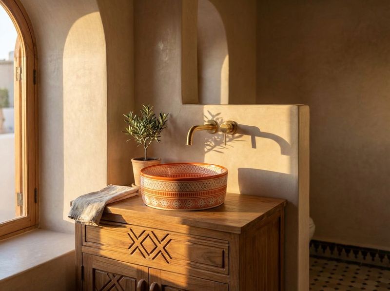 The Marrakech Sunset Vessel Sink detail