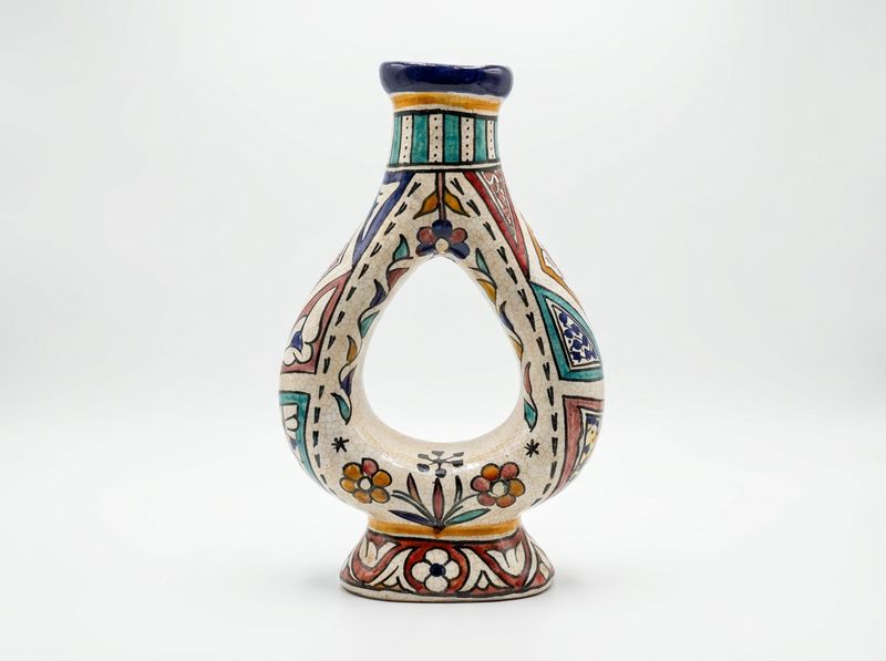 The Fez Geometric Embrace Vase