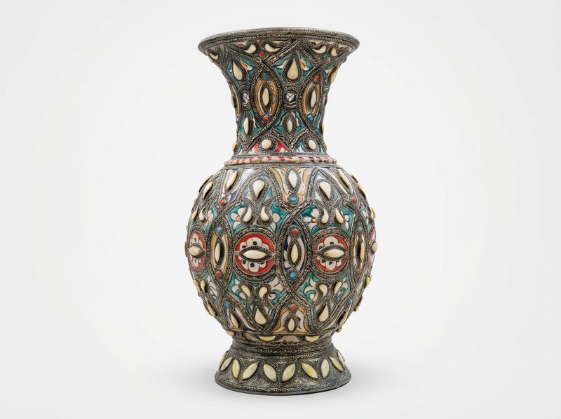 The Andalusian Royal Filigree & Bone Vase