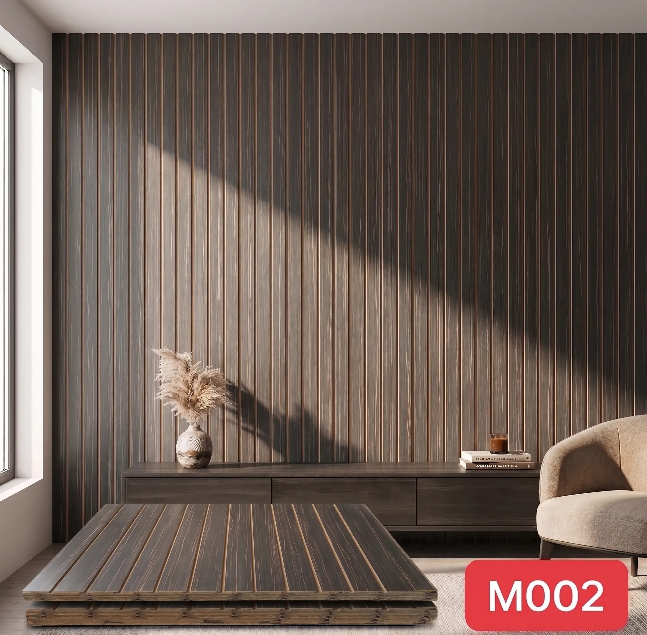 M002 MDF Slat Wall Panel