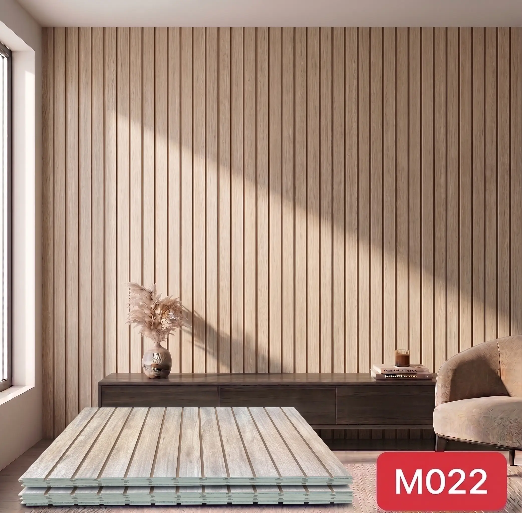 M022 MDF Slat Wall Panel