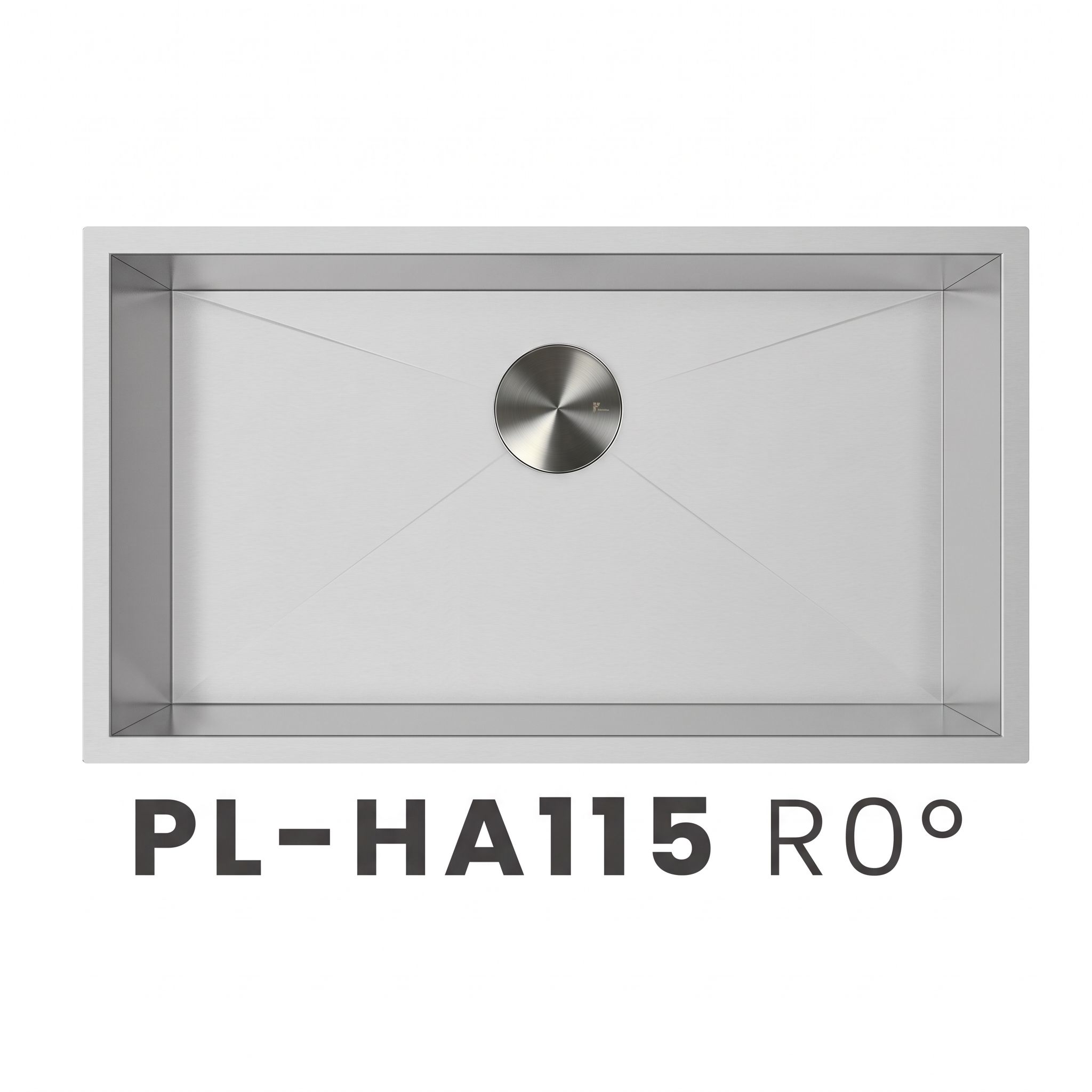 PL-HA115 R0° Stainless Steel Undermount Single Bowl Kitchen Sink