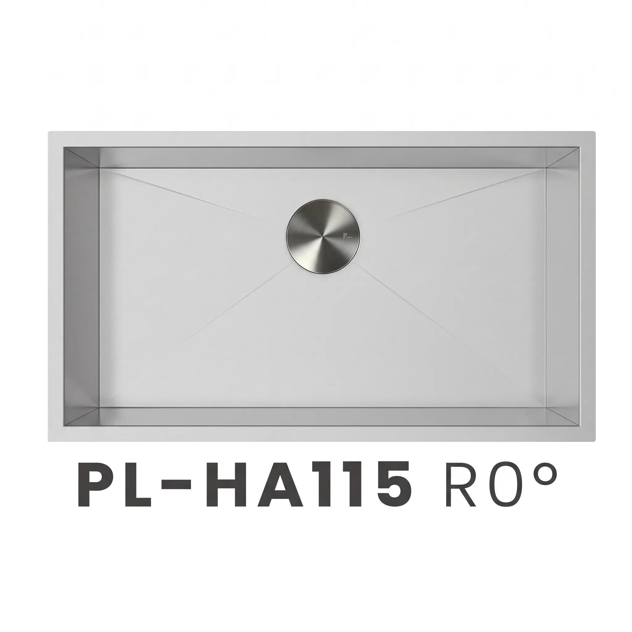 PL-HA115 R0° Stainless Steel Undermount Single Bowl Kitchen Sink
