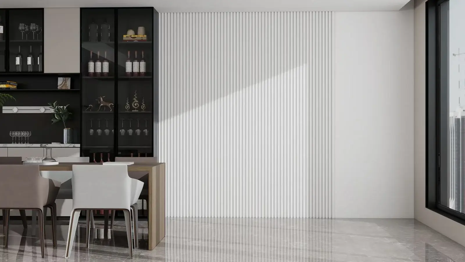 C-40 WPC Fluted Wall Panel