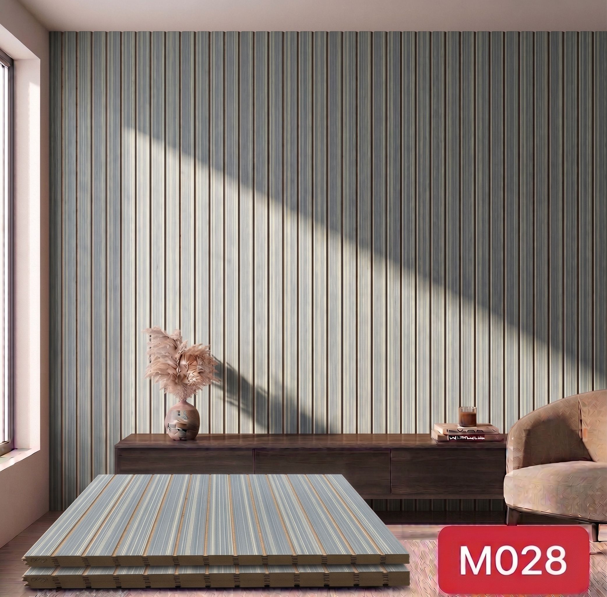 M028 MDF Slat Wall Panel