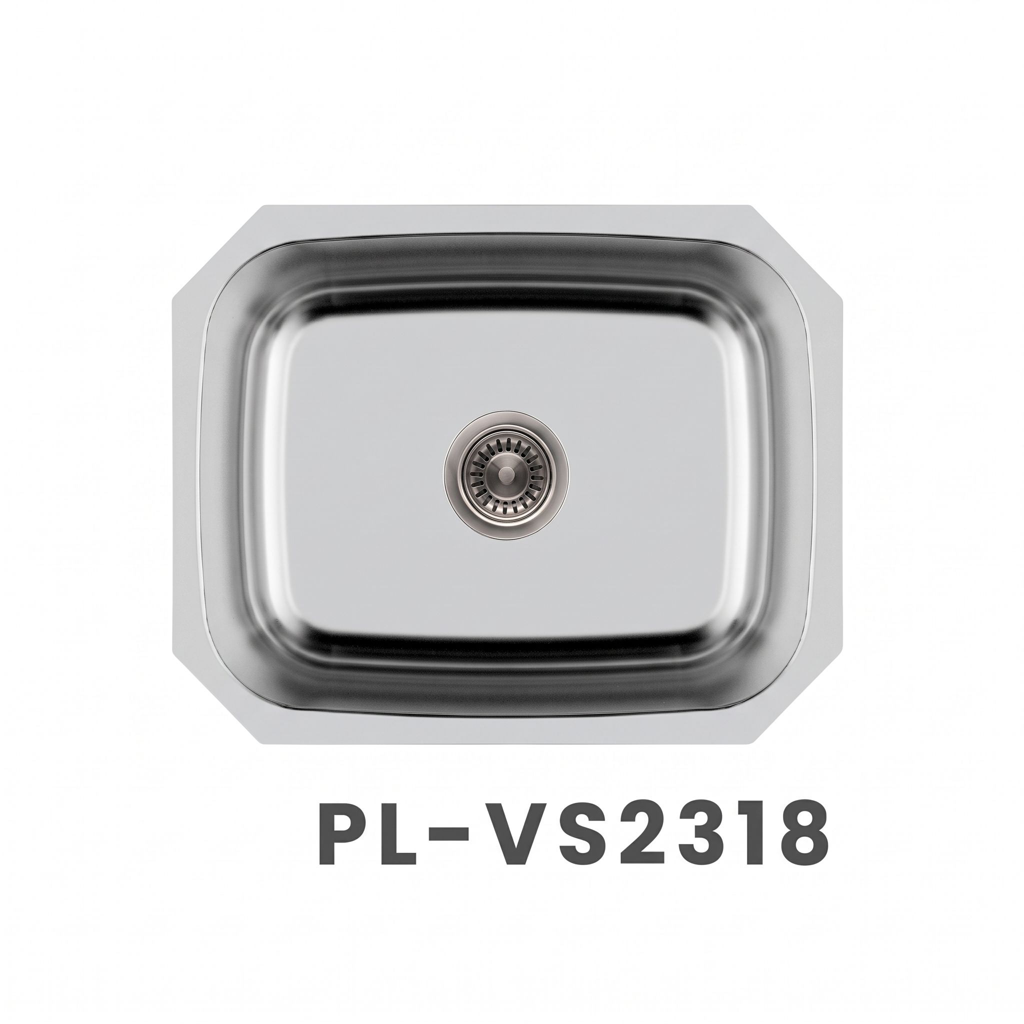 PL-VS2318 Stainless Steel Undermount Single Bowl Kitchen & Bar Sink