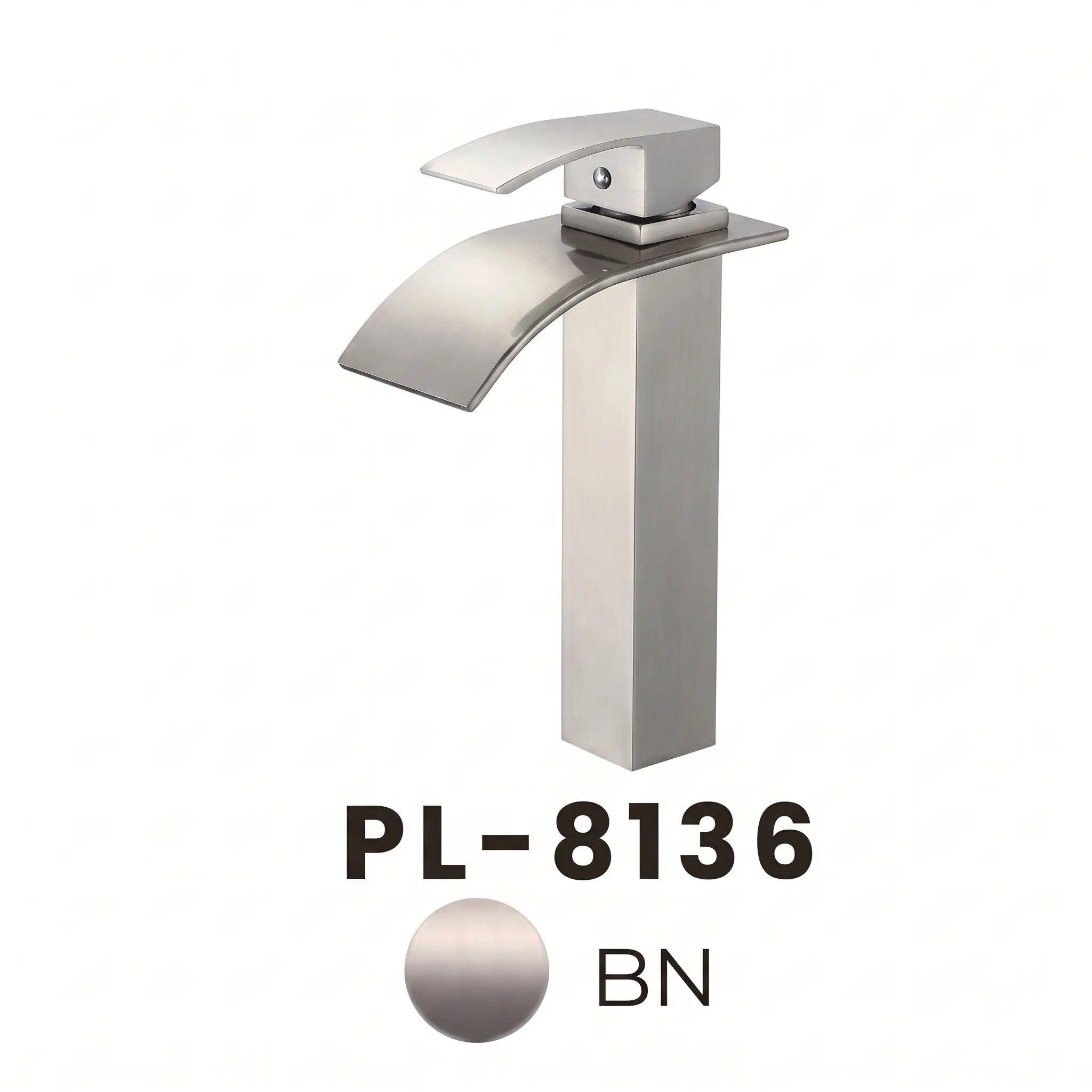 PL-8136 Tall Waterfall Single Handle Vessel Faucet