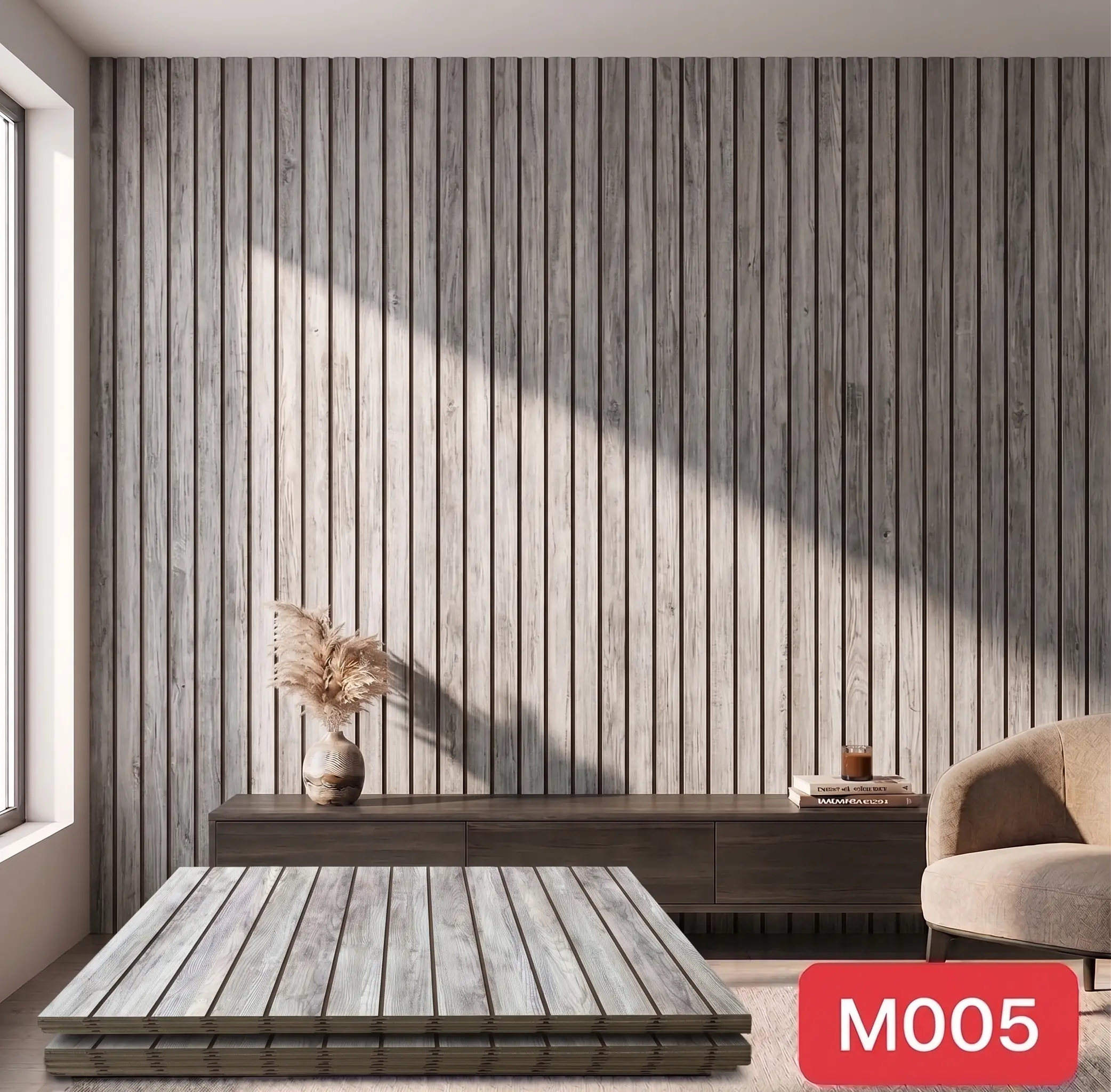 M005 MDF Slat Wall Panel