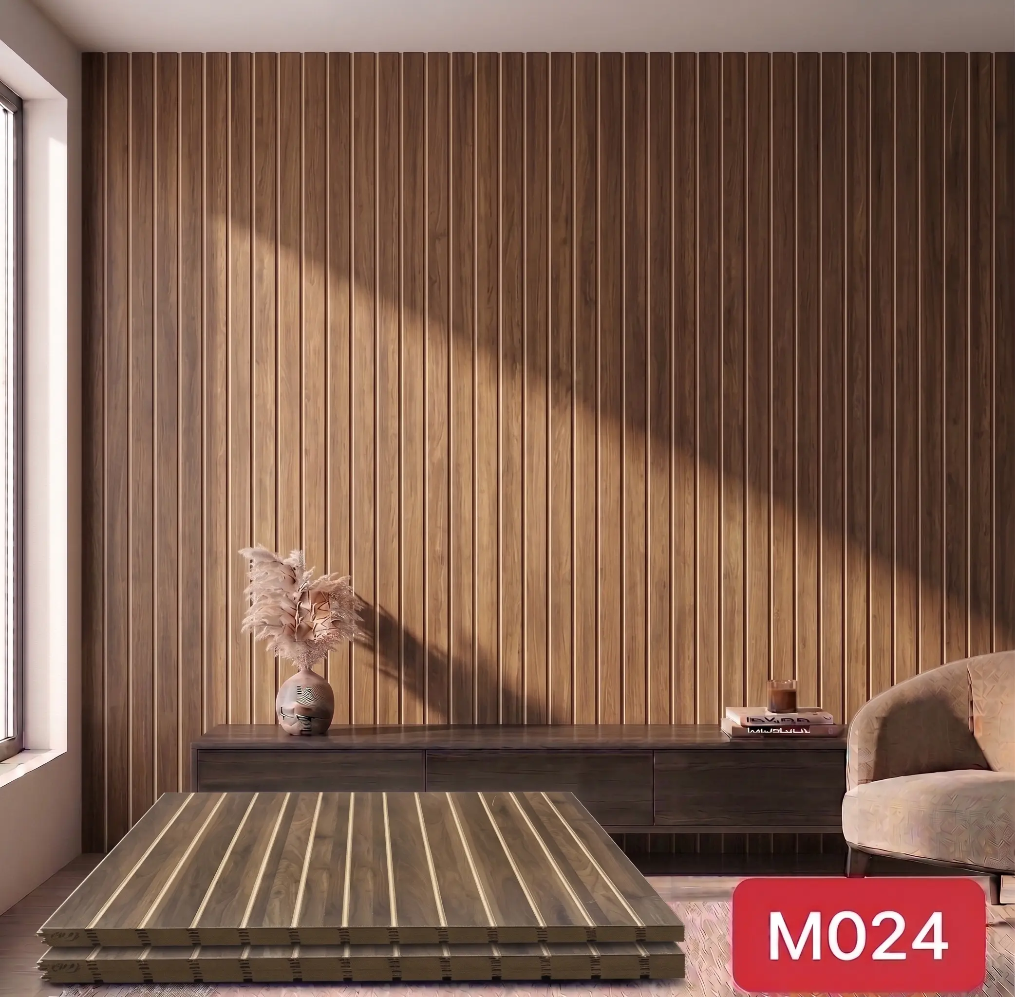 M024 MDF Slat Wall Panel