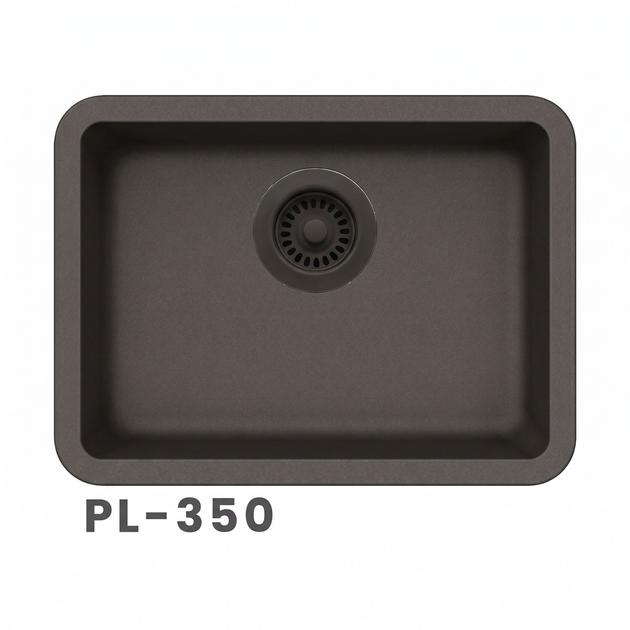 PL-350 Granite Composite Undermount Single Bowl Bar & Prep Sink