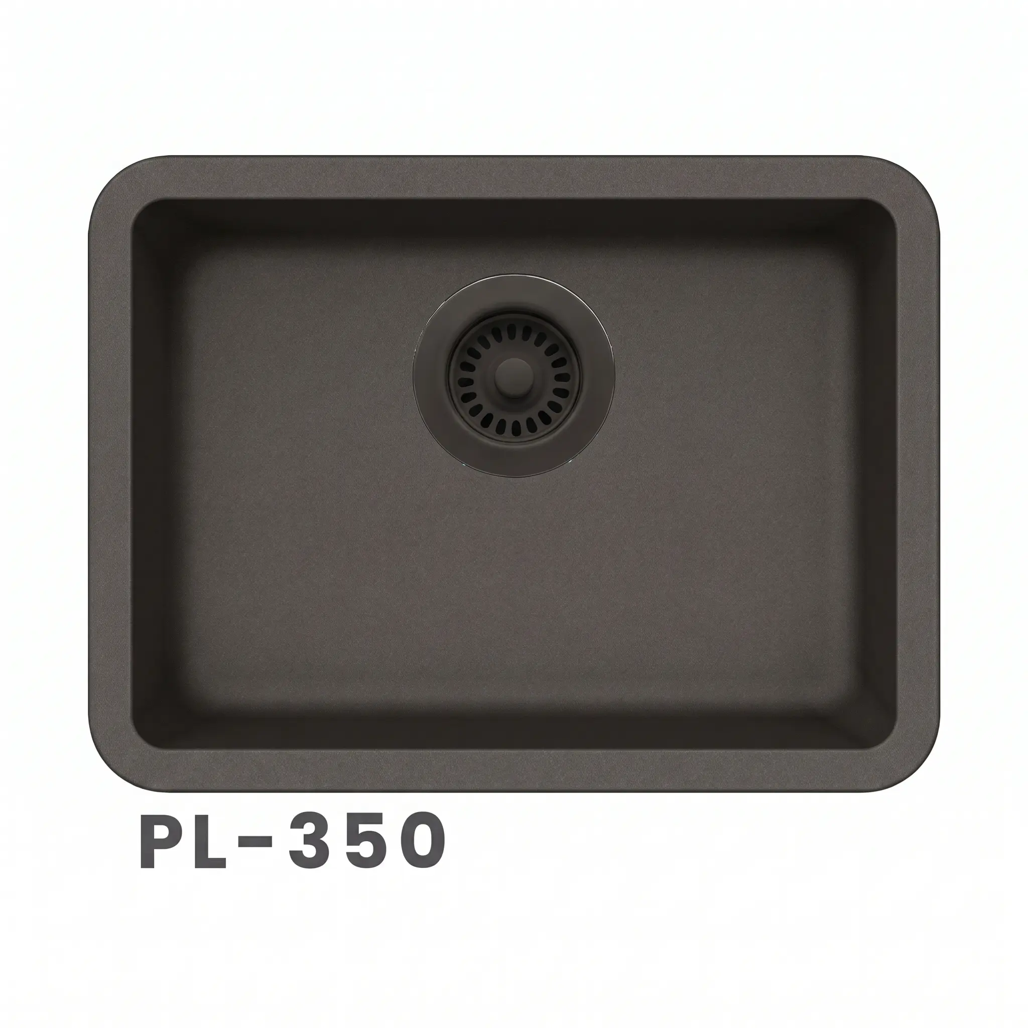 PL-350 Granite Composite Undermount Single Bowl Bar & Prep Sink