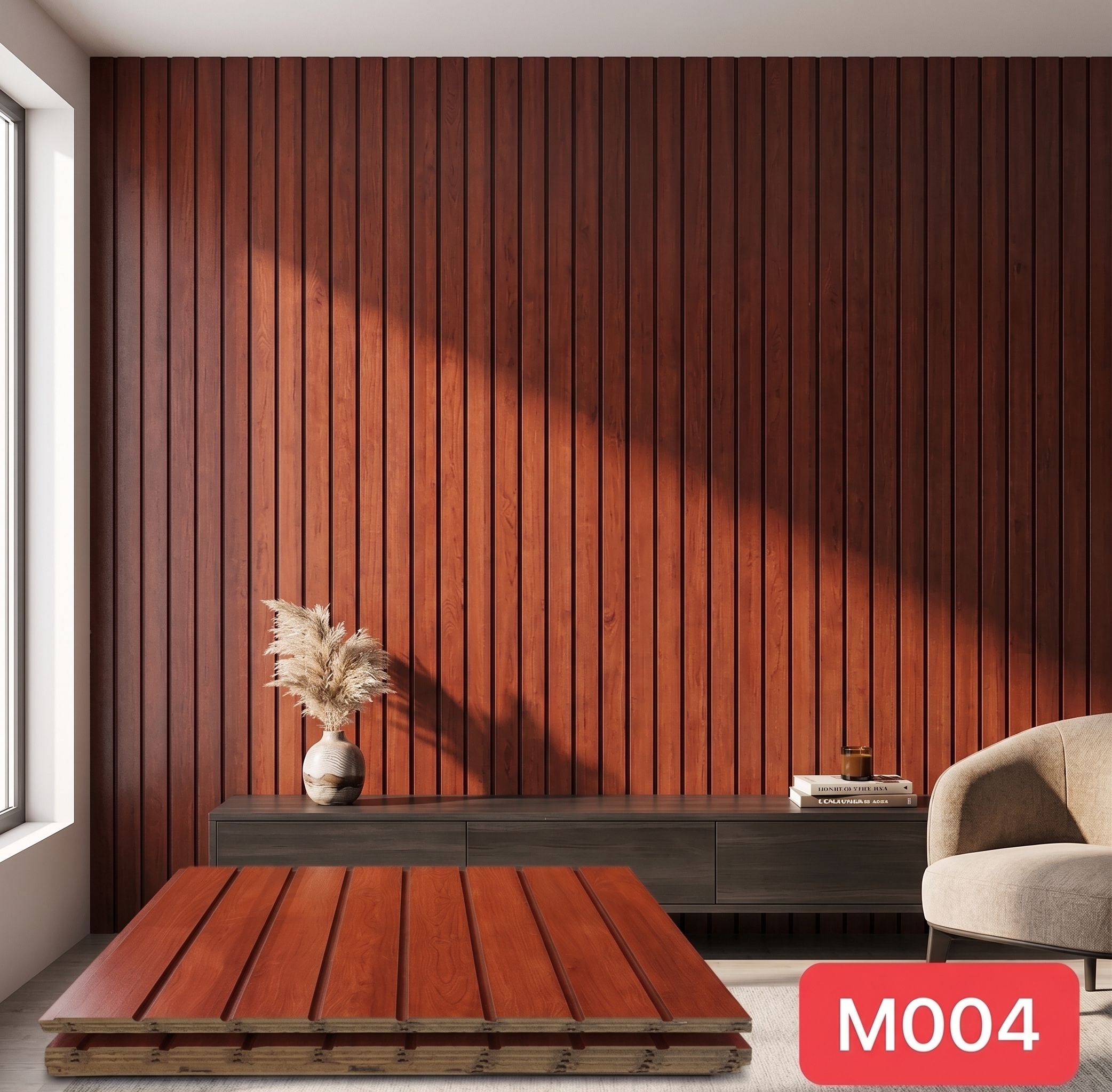 M004 MDF Slat Wall Panel