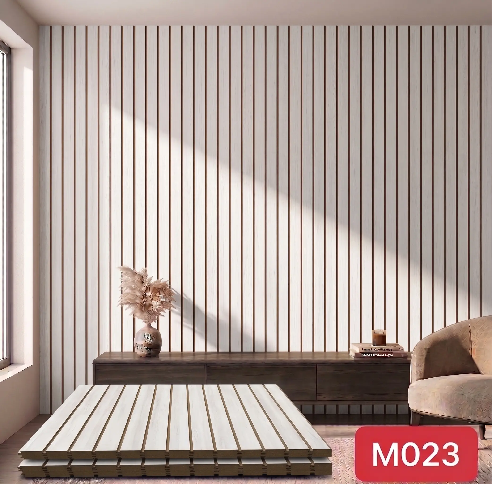 M023 MDF Slat Wall Panel