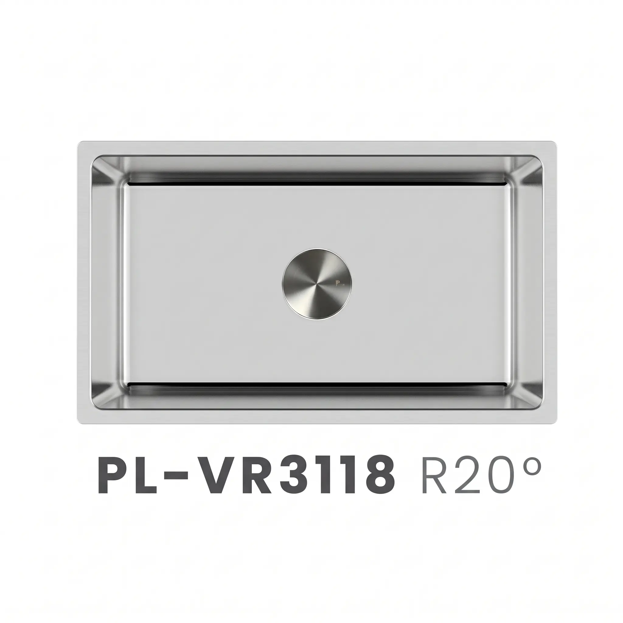 PL-VR3118 R20° Stainless Steel Undermount Single Bowl Kitchen Sink