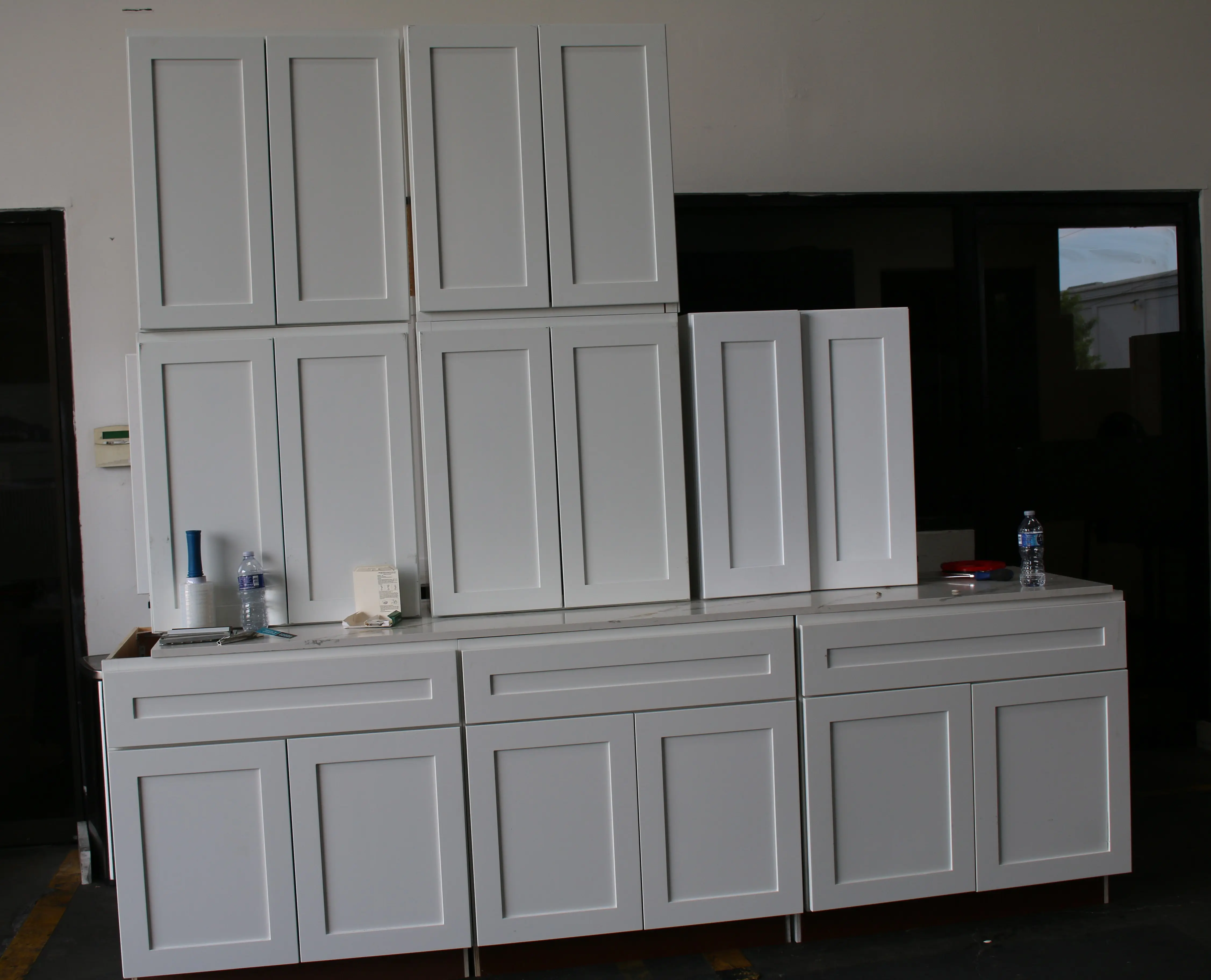 Classic White Shaker Kitchen Cabinet Set (Base & Wall Cabinets)