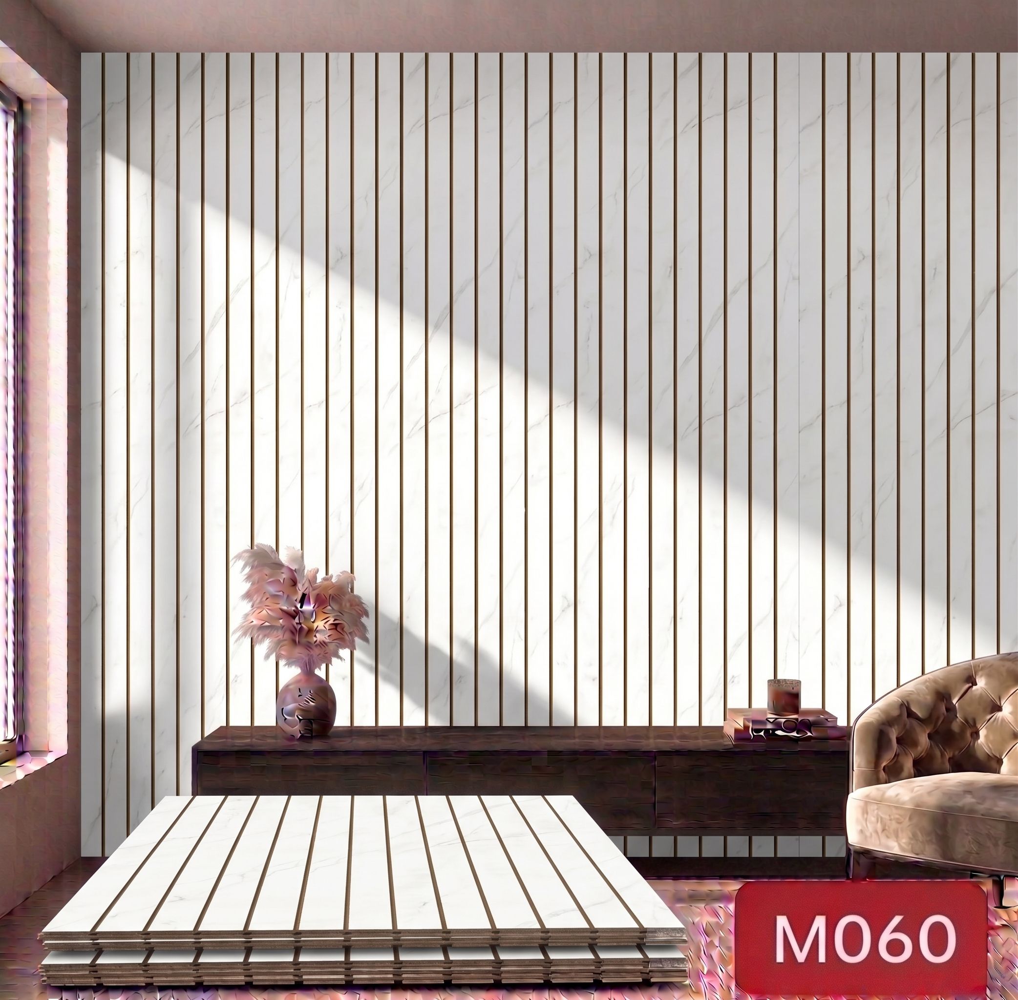 M060 MDF Slat Wall Panel